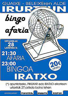 Euskarazko hedabideen aldeko bingo-afaria