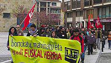 Langileen eskubideak defendatzeko, kalera