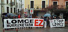 Hezkuntza erreforma salatzeko deia