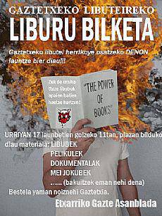Etxarriko Gaztetxea liburu eskean