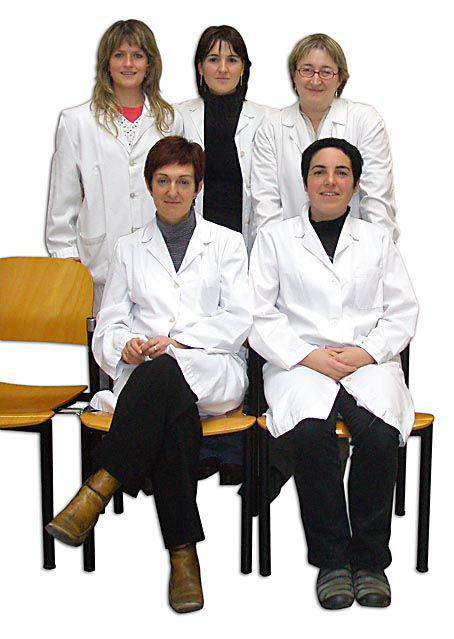 Ibone Etxeberria, Olatz Juaristi, Amaia Fernandez, Itziar Aierbe eta Mila Goñi