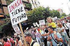 Inasaren etorkizunaren alde manifestazioa Iruñean
