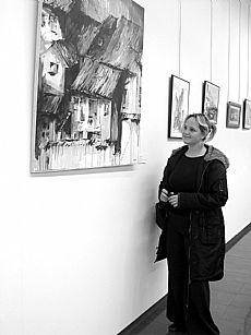 Itziar Nazabalen margolanak Salzburgeko nazioarteko arte azokan