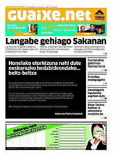 Azal beltza Nafarroako hedabideetan