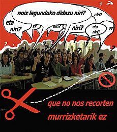 Ibarreko hezkuntza publikoko komunitatearen protesta