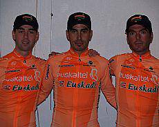 Euskaltel-Euskadiko Nafarroako txirrindulariak Altsasun