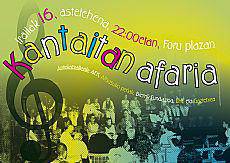 Kantu afaria Altsasuko festetan