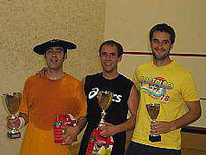 Juanan Moreno Arbizuko Squash Txapelketako txapelduna