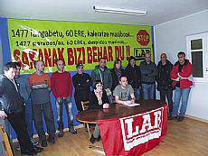 Ibarrean lan eta bizitzearen alde egin du LABek