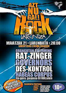 AZTNUGAL rock, elkartasun oihua