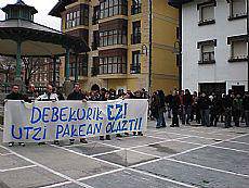 Debekuaren kontrako protesta