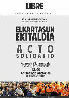 Epaiketa politikoei erantzuna emateko ekitaldia Antsoainen