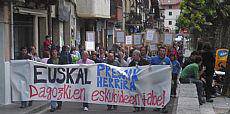 Euskal presoei elkartasuna adierazteko, Puerto de Santa Mariara martxa