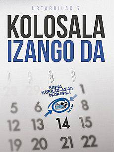 Ilbeltzaren 7an Bilbora joateko deia egin dute