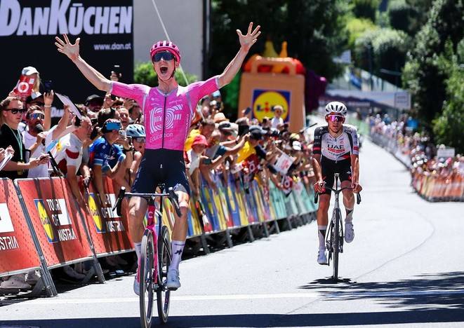 Igor Arrieta, Austriako Tourreko hirugarren etapan bigarren