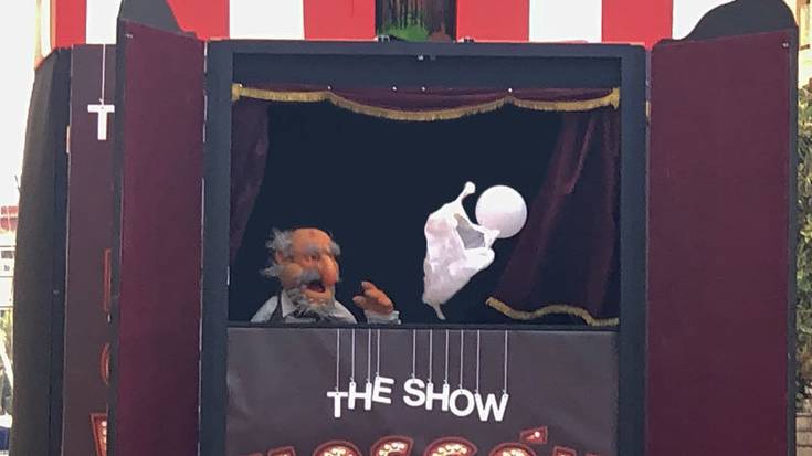 'The Show Moscón' txotxongilo ikuskizuna Olaztin