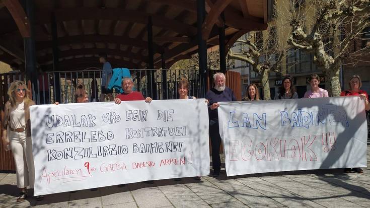 Udal langileen protesta