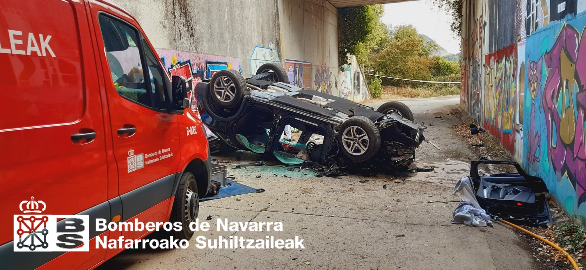 Gizonezkoa auto istripuan larri zauritu zen