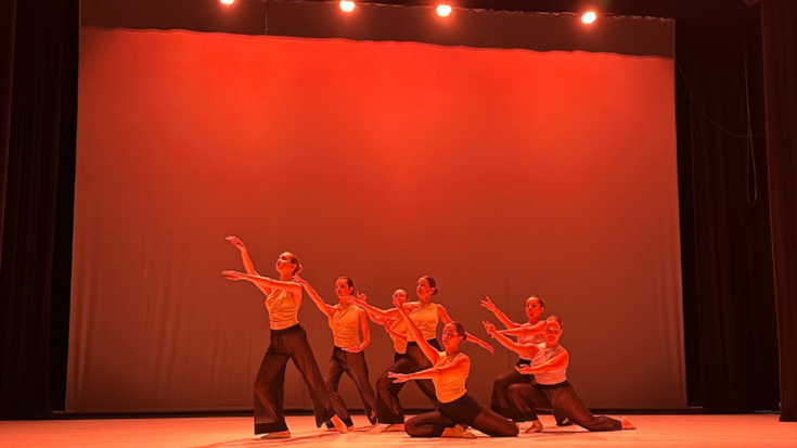 Burundantza dantza txapelketa, dantza garaikidea Sakanan eta Angel Bados artista olaztiarraren lan bat Reina Sofia museoan