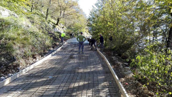 Atara daraman pistako lanak bukatu dira, eta bidea mugatuko du Udalak