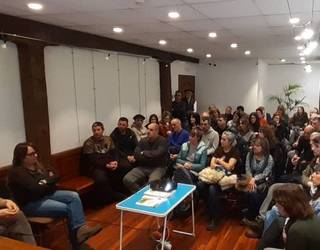 AHTri buruzko batzar jendetsua egin zen