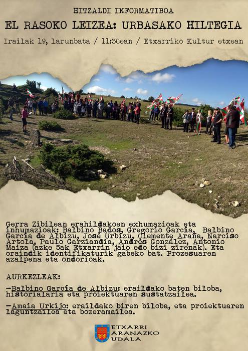 Saroiko lezea: Urbasako hiltegia