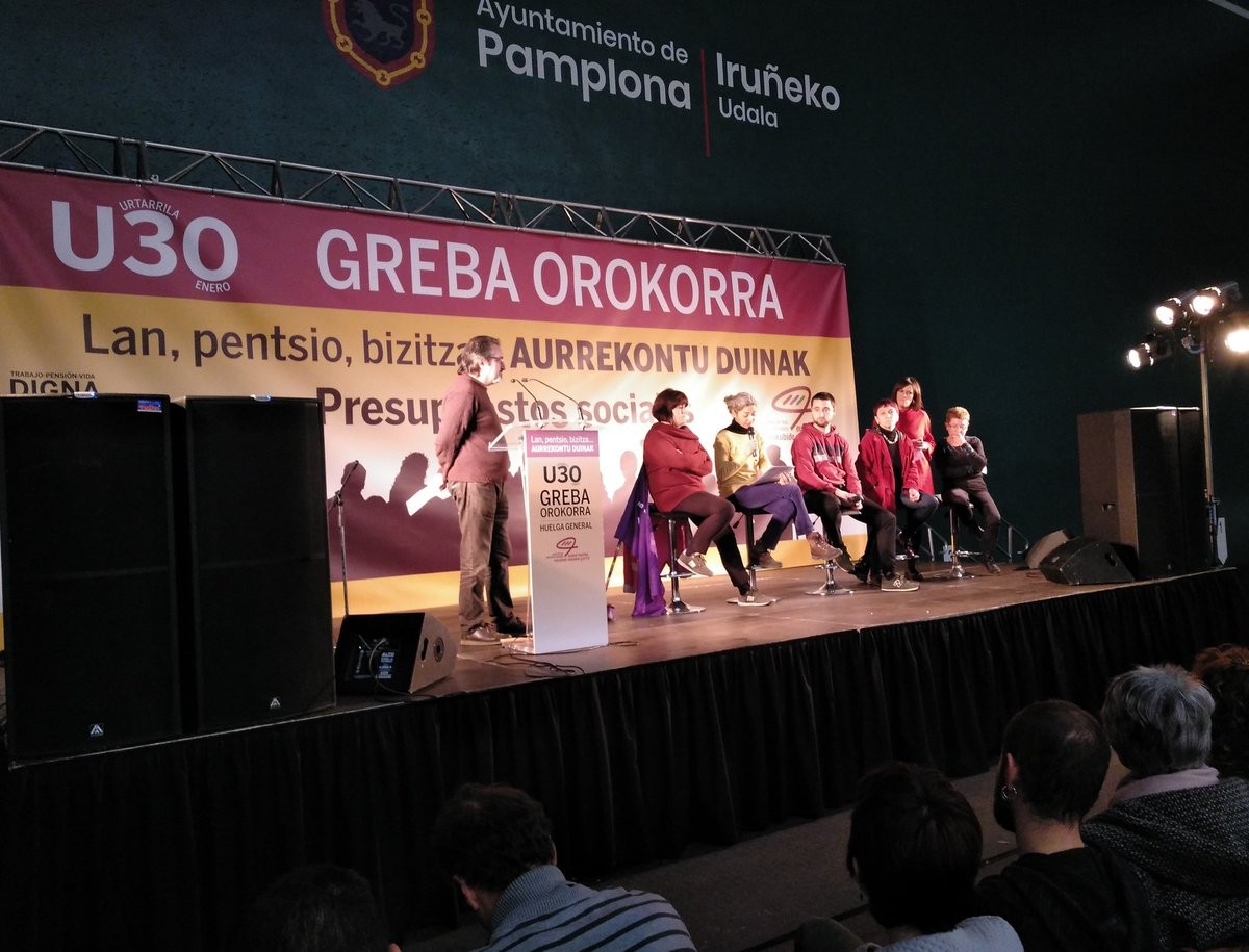 Ilbeltzaren 30eko greba orokorra prestatzeko batzarra