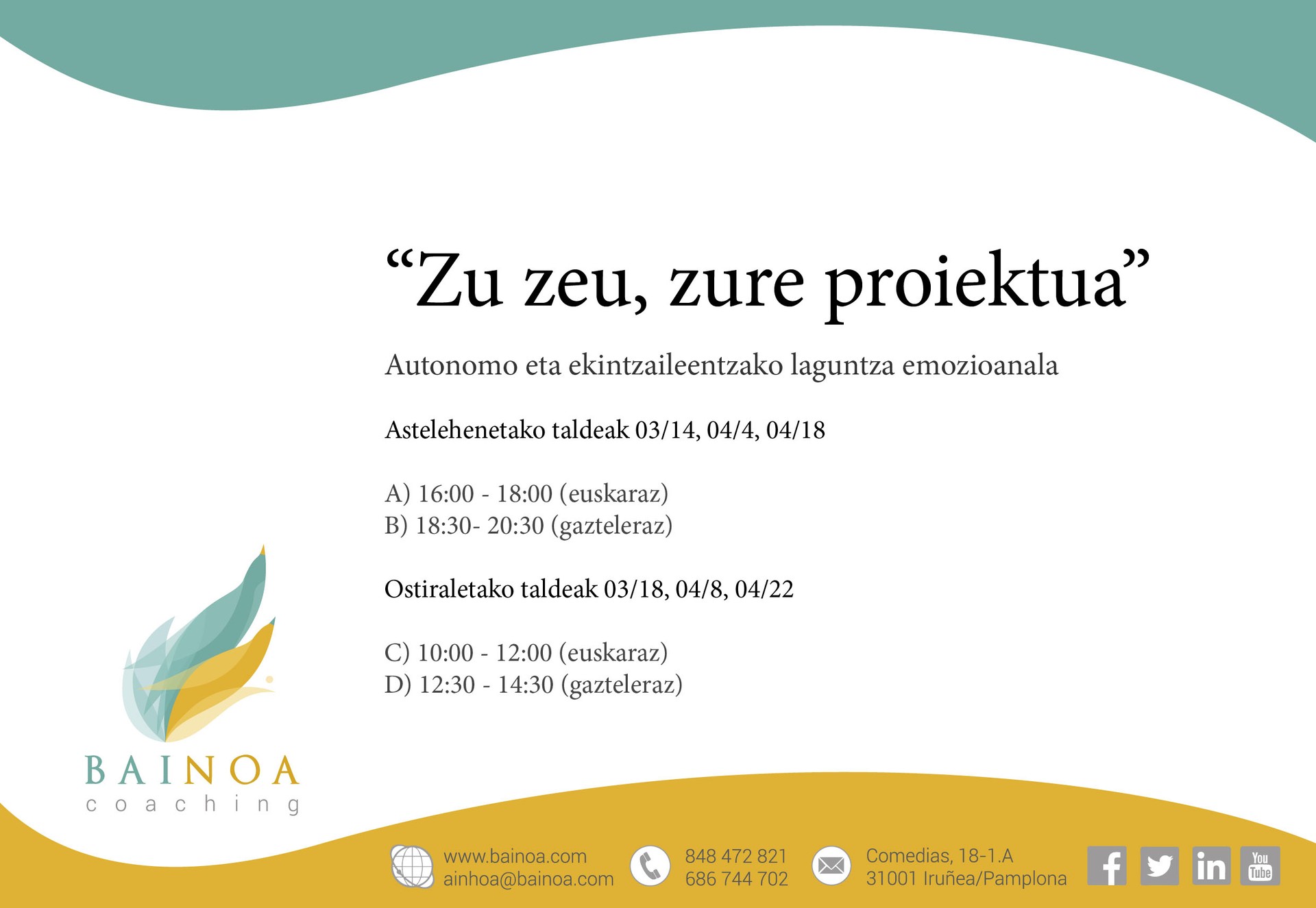 Zure ideia, negozio edo proiektuari bultzada bat e