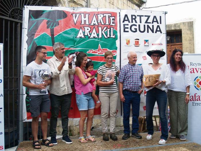 Bera gabeko Artzain Egunean presente egon zen Jose Mari Ustarroz