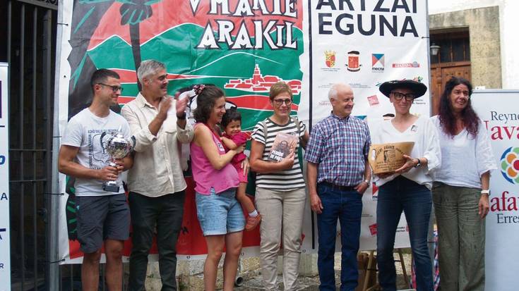 Bera gabeko Artzain Egunean presente egon zen Jose Mari Ustarroz