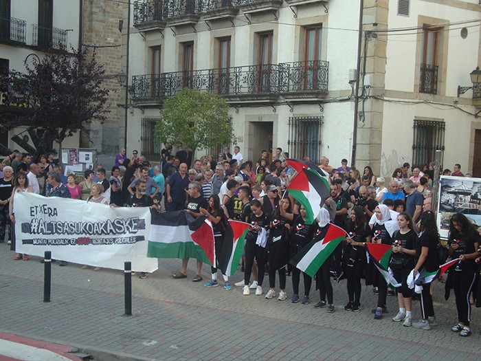 Palestinarren elkartasuna altsasuar auzipetuei