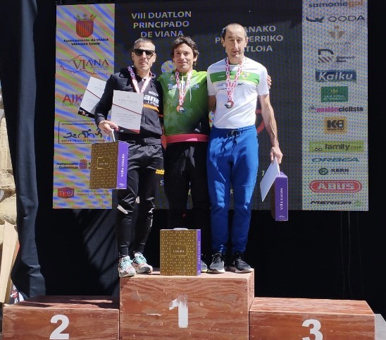 Sergio Garcia Eulate, distantzia erdiko Nafarroako duatloi txapeldunordea