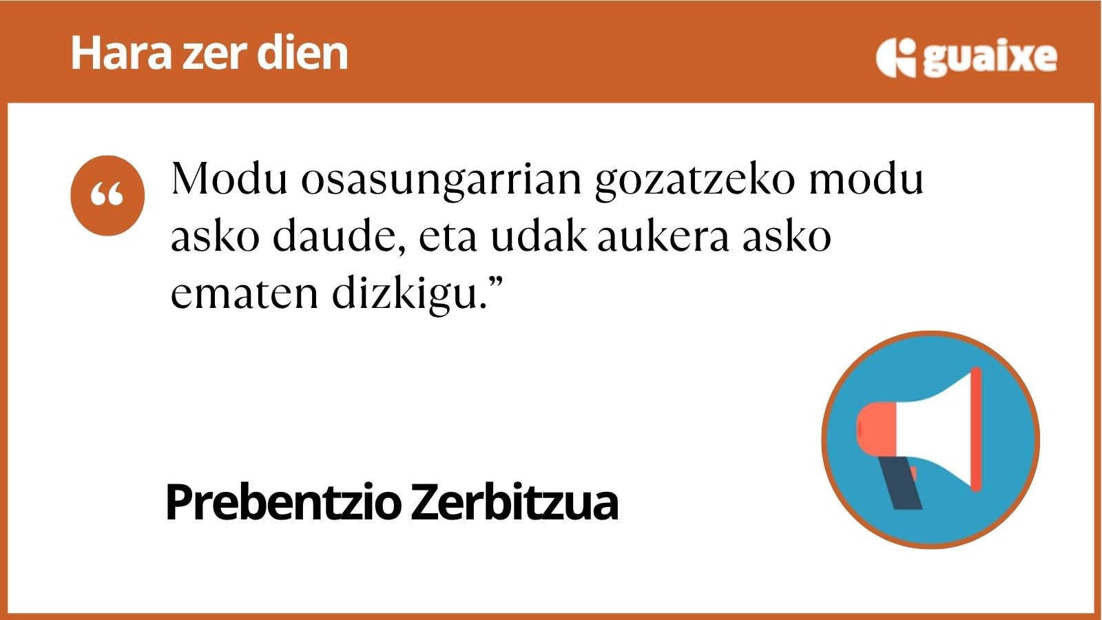 Uda eta gure aisialdia