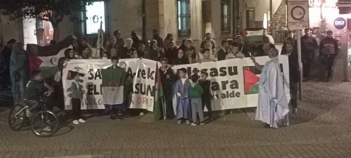 Sahararen askatasuna eskatu dute