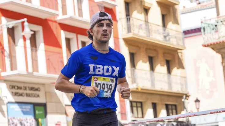 Jon Gil lakuntzarra, La Media San Fermineko 10 km-koan laugarren