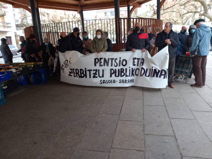 Pentsio sistema publikoaren aldeko bi deialdi