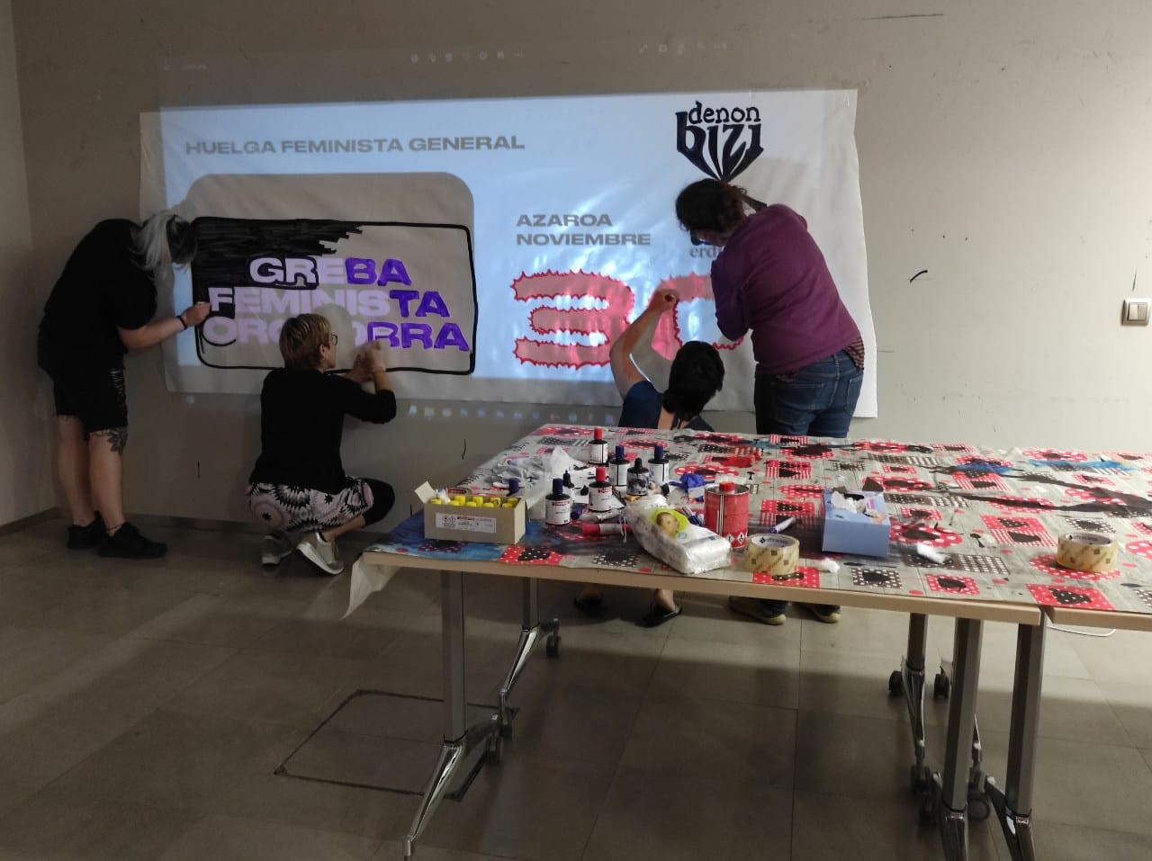 Greba Feminista Orokorarren Sakanako deialdiak