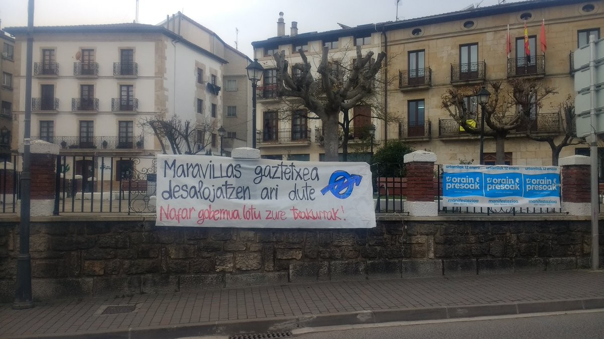 Maravillas gaztetxearekin elkartasun eguna iragarri dute