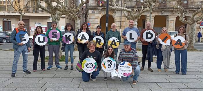 Euskaraldia martxan da Etxarrin