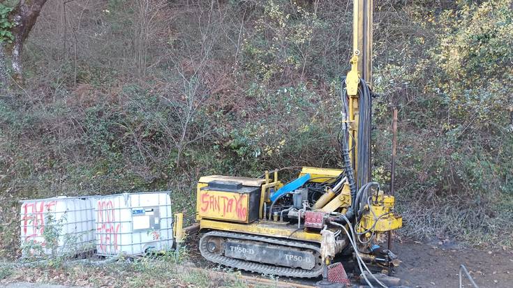 AHTko ibilbidea zehazteko zundaketa atzeman dute