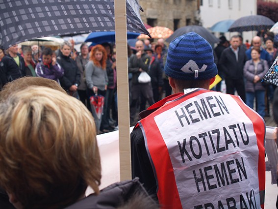 Pentsio publiko duinen aldeko manifestazioa
