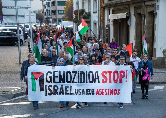 Palestinaren alde "ahotsa altxatzen" segitzeko deia