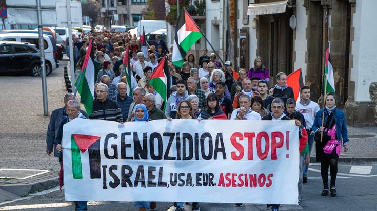 Palestinaren alde "ahotsa altxatzen" segitzeko deia