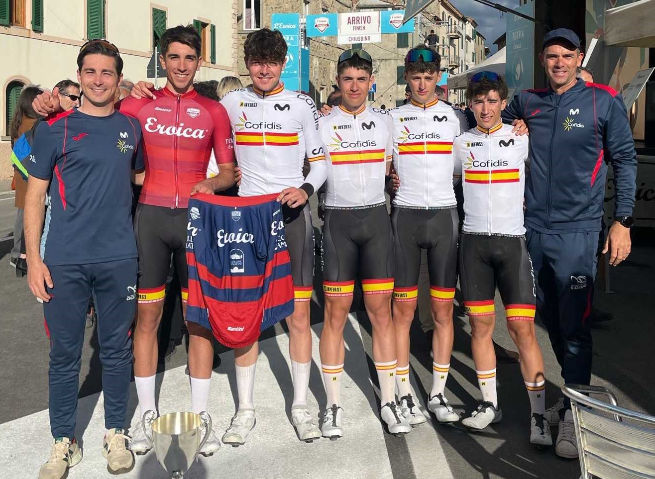 Iker Gomezen taldea onena l´Eroica juniorren