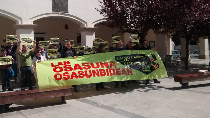 Lan osasuna Osasunbidean 