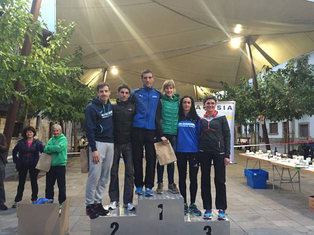 Ginesa Lopez eta Raul Audikana Sakanako Kopako txapeldunak