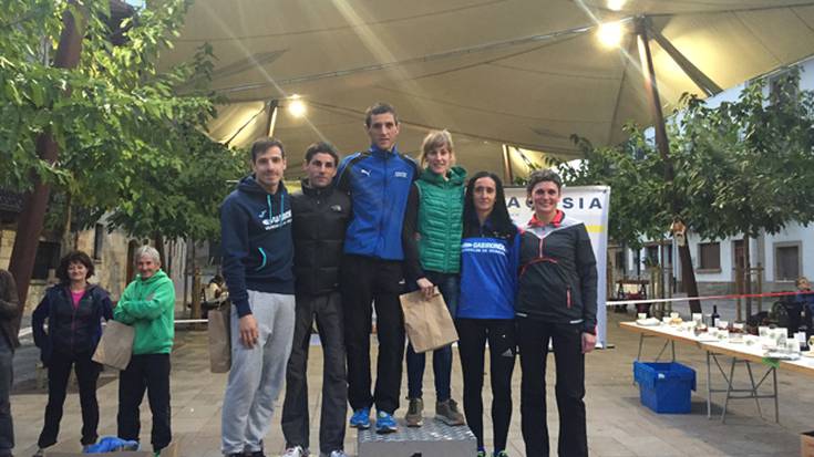 Ginesa Lopez eta Raul Audikana Sakanako Kopako txapeldunak