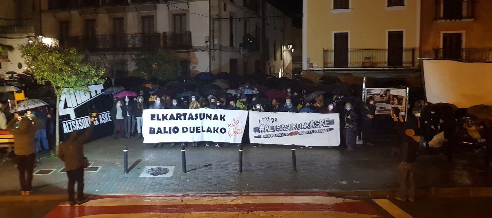 Altsasuko auziak aurrera jarraitzen du, kontzentrazioek ez