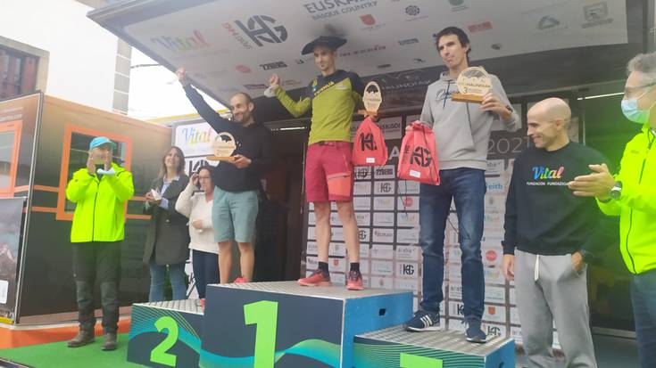 Ander Erice Hiru Haundien podiumean