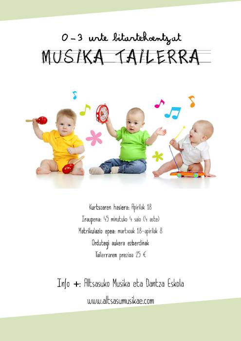 0-3 MUSIKA TAILERRA